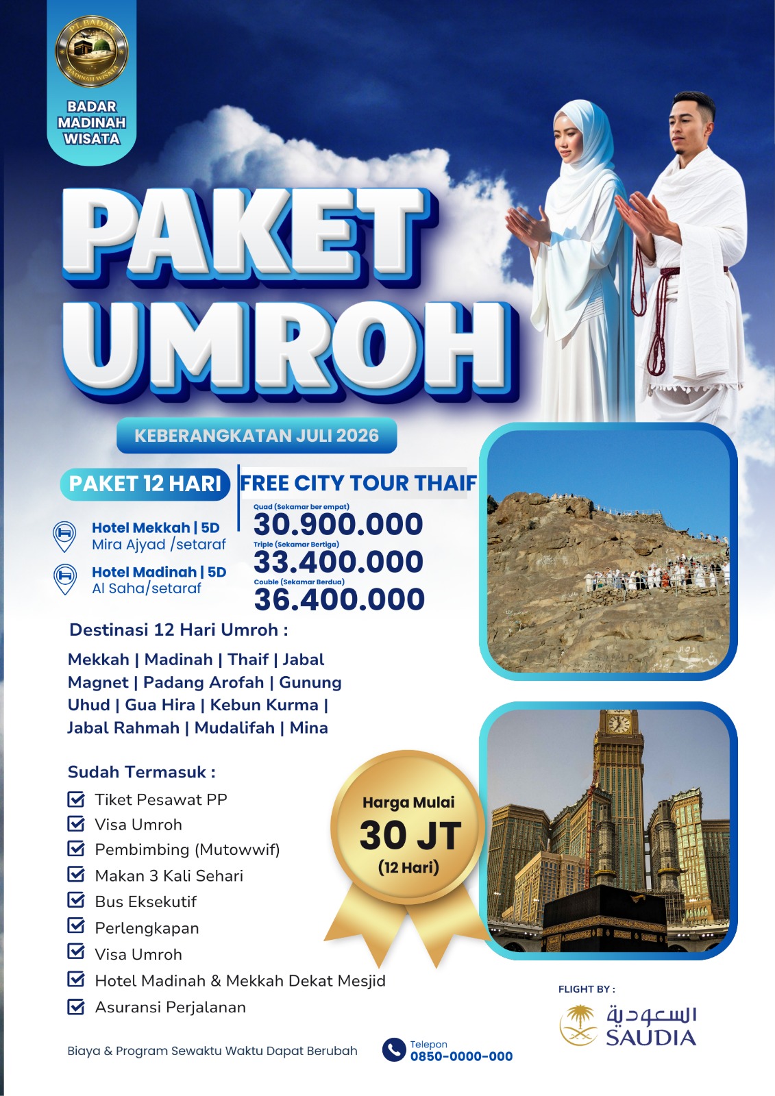 Umrah 12 Hari